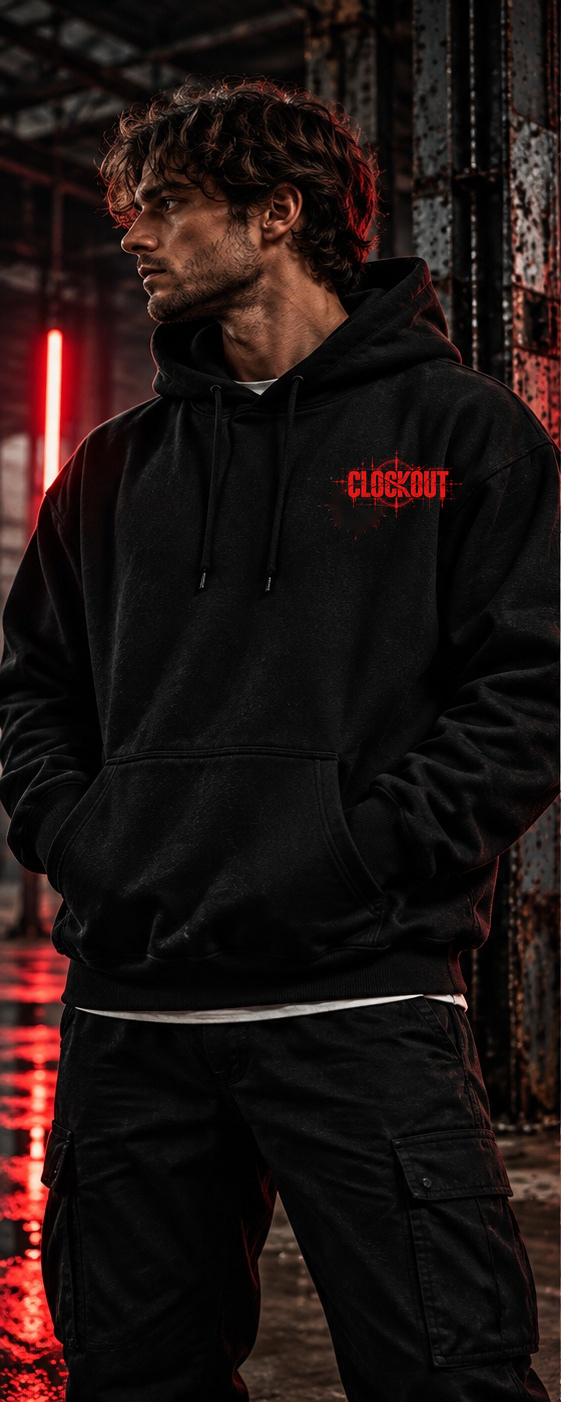 BLUEPRINT HOODIE vista frontal